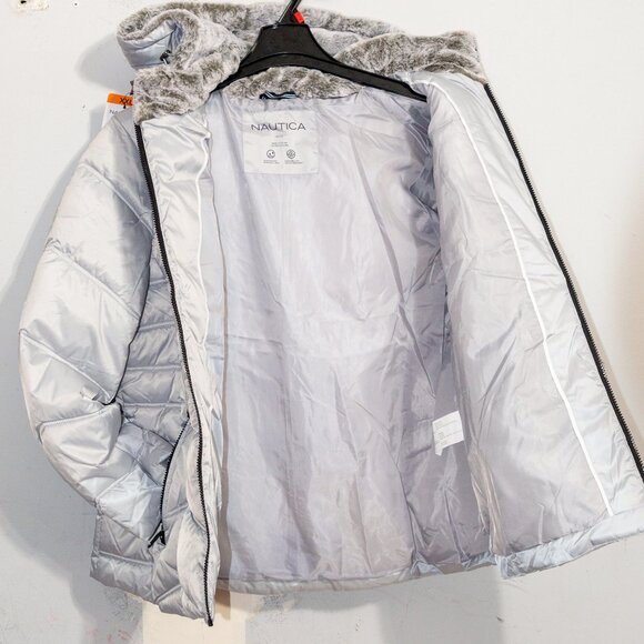 Nautica Ladies’ Puffer Jacket, Detachable Hood, Water Resistant - Picture 5 of 7